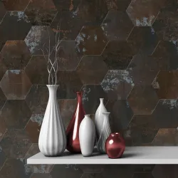 Carrelage sol hexagonal...