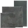 Carrelage sol effet pierre Opus Anthracite Multi-format