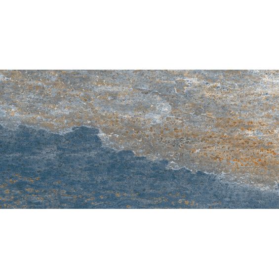 Carrelage sol extérieur effet Pierre de Bali Ubud bleu R11 3060cm