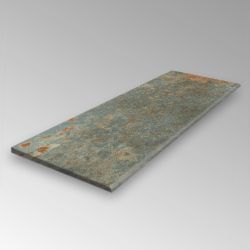 Margelle / plat de marche Pierre de Bali Uluwatu vert R11 33x120cm